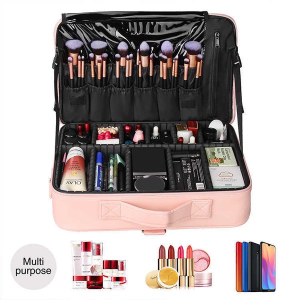 

cosmetic bags cases makeup case portable trend korean makeup bag contains portable travel beauty tools 230110
