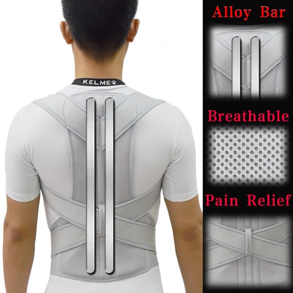 

other massage items alloy bar posture corrector scoliosis back brace spine corset shoulder therapy support correction belt orthopedic 230109
