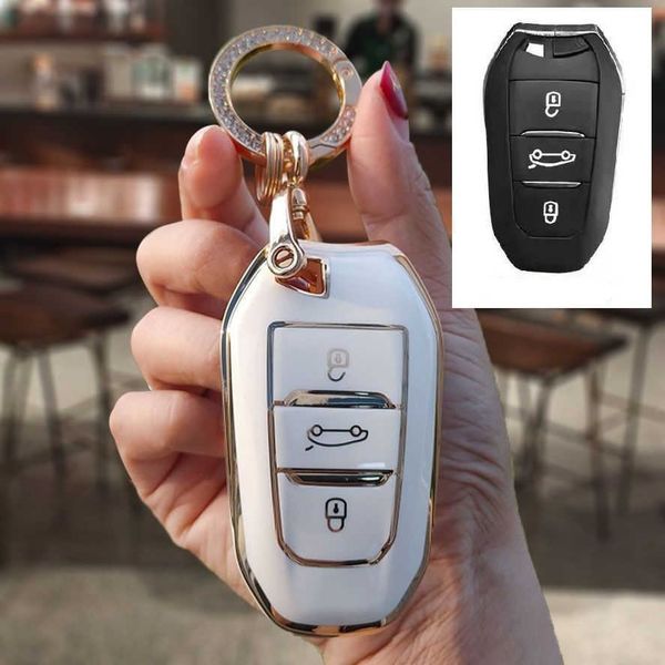 

tpu car key case citroen c4 c5 c6 c3 c2 picasso ds3 ds4 for peugeot 308 407 408 207 208 508 307 2008 3008 4008 5008 cover 0109