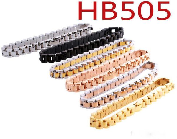 

new men039s designer bracelets with stainless steel iced out bracelet luxury designer bracciali for women drop shi6479962, Golden;silver