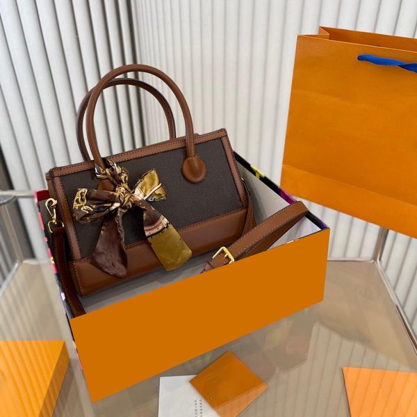

bags totes handbag designer bag women classic imitation brand simple logo letter leather shoulder bag senior scarves commuting party wallet