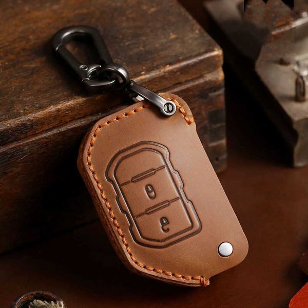

2 3 button case cover for jeep wrangler jl tj gladiator jt 2018 2019 remote keyless covers bag car accessories keychain 0109