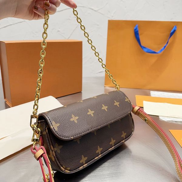 

bag designer handbag luxury vintage cross body lvy woc chain shoulder bag new style women purse classic ladies handbags 2 shoulder straps le