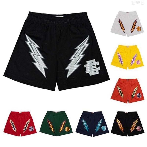 

men's shorts eric emanuel ee basic mens short fitness sports small mesh breathable women summer workout casual basketball pants 3m9d, White;black
