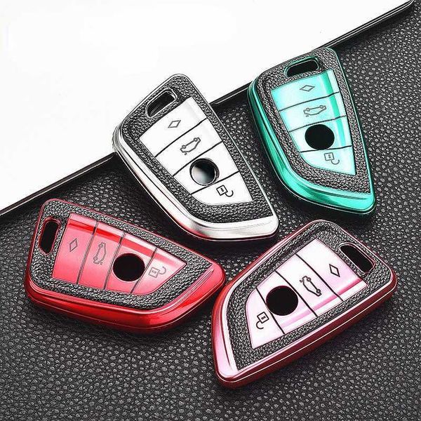 

case cover fob suit for bmw 2 3 5 7 series 6gt x1 x3 x5 x6 f45 f46 g20 g30 g32 g11 g12 f48 g01 f15 f85 f16 f86 keychain 0109