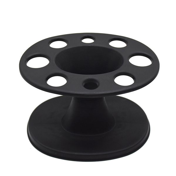 

hair bun maker salon barber comb pp storage stand for hairdressing combs brushes scissors iron roll organizer rack hair styling holder, Brown