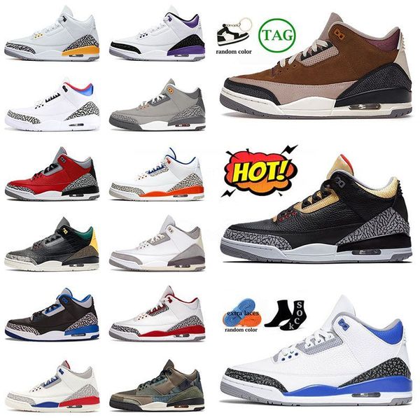 

jumpman 3 3s basketball shoes fire red winterized archaeo cool grey rust pink katrina desert elephant muslin sport blue mens sports sneakers