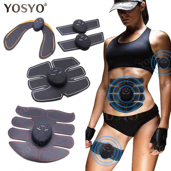 

leg massagers ems muscle stimulator trainer smart fitness abdominal training electric body weight loss slimming device 230109
