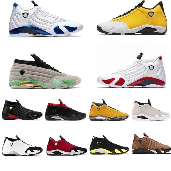 

men basketball shoe sneaker 14 jumpmen hight cut breathable retro ginger hyper royal candy cane black toe gym red desert sand winterized men