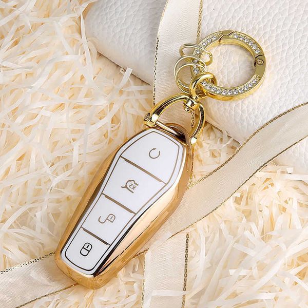

tpu case cover smart remote shell for byd qin cong g6 g5 g7 tang dm 2018 auto protect keychain accessories car styling 0109