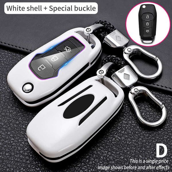 

case for ford fusion fiesta escort mondeo everest ranger accessories car chain key cover cap holder protect set 0109