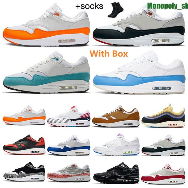 

running shoes designer 87s sneakers socks trainers white black anniversary red royal obsidian aqua jewel university blue live together one 1