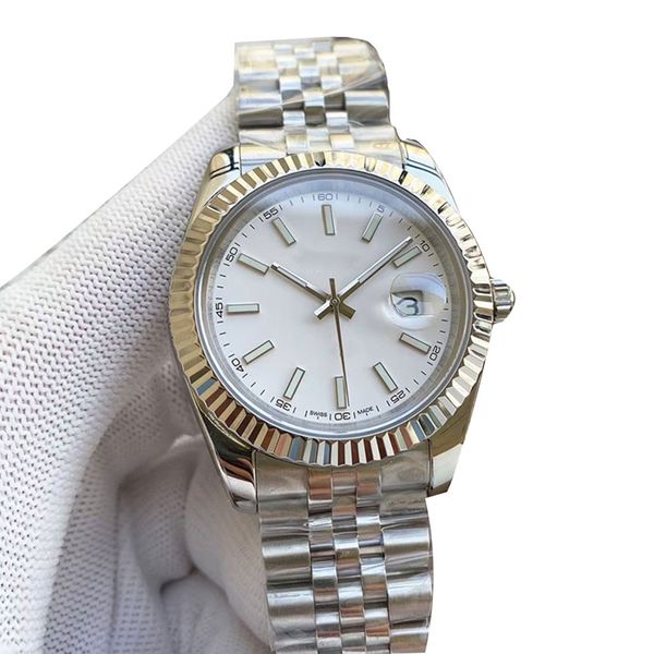 

watches for man 41mm 36mm watch automatic mechanical mens and womens bezel stainless steel ladies watches montres de luxe, Slivery;brown