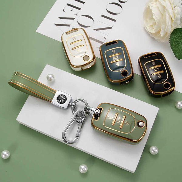 

case cover fob set for baojun 730 630 610 560 530 510 360 310 310w rs-5 e100 skin holder auto shell accessories keychain 0109