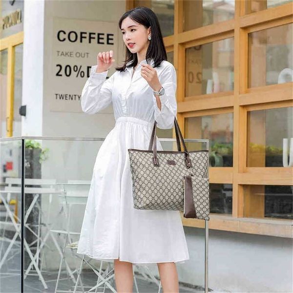

designer bags 55% off sale designer big women's leather style child mother big simple large capacity tote hand single
