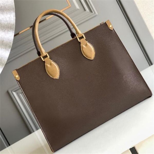 

luxury designer tote bag fashion women shopping bag tote woman handbag purse shoulder date code serial number flower big large sizx 41cm34cm