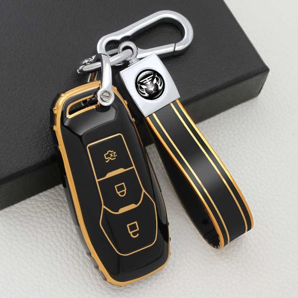

tpu car case for ford mondeo 3 4 5 mk3 mk4 mk5 focus 3 4 ranger s c max explorer fiesta s cover fob keychain accessories 0109