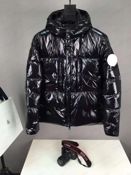 

mens jackets designer winter jacket womens parkas man coat fashion down jacket puffer leather zipper windbreakers thick warm coats outwear, Black