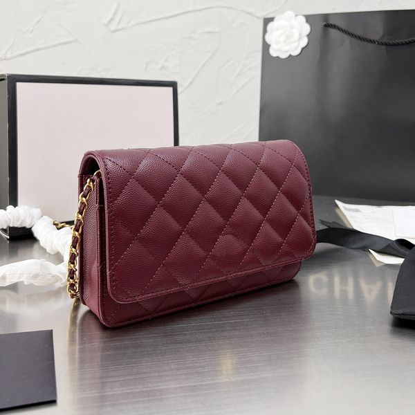 

designer bag shoulder bag crossbody genuine leather chain wallet tote bag handbags metal calfskin luxury fashion women clutch0