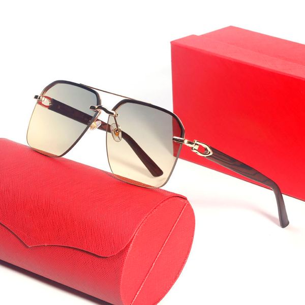 

new designer square sunglasses composite metal rimless optical frame classic rectangle carti ct0279 frame glasses lunette luxury gold sunsha, White;black