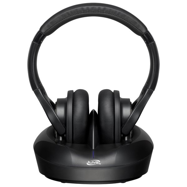 

ilive bluetooth noise cancelling on-ear headphones black iahrf79b