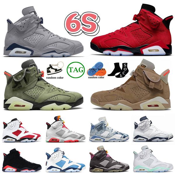 

jumpman 6 basketball shoes for mens 6s unc washed denim georgetcown toro midnight navy oreo lack infrared cool grey trainers sneakers shoe