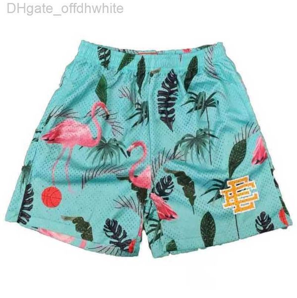 

men's ee luxury fashion shorts eric emanuel basic new york city skyline men women jog pants loose casual fitness muscle sports beach sh, White;black