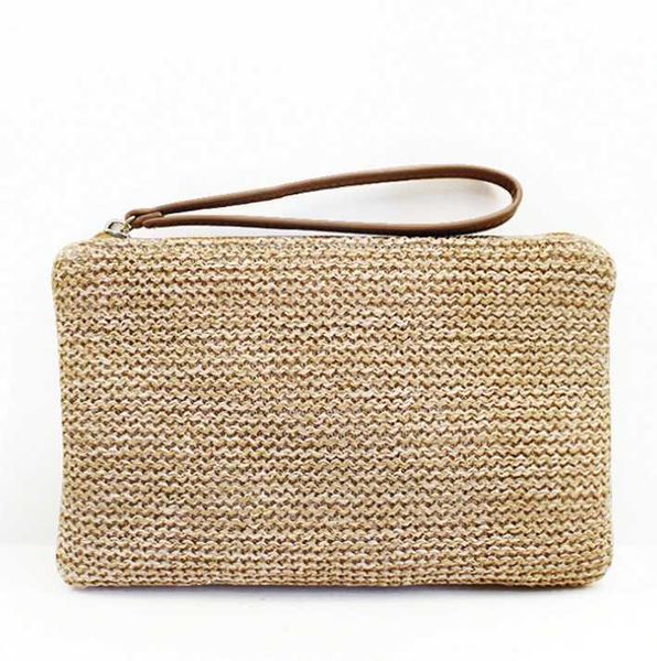 

europe and the united states simple handbag summer beach bag ladies portable sundries package factory direct woven medium