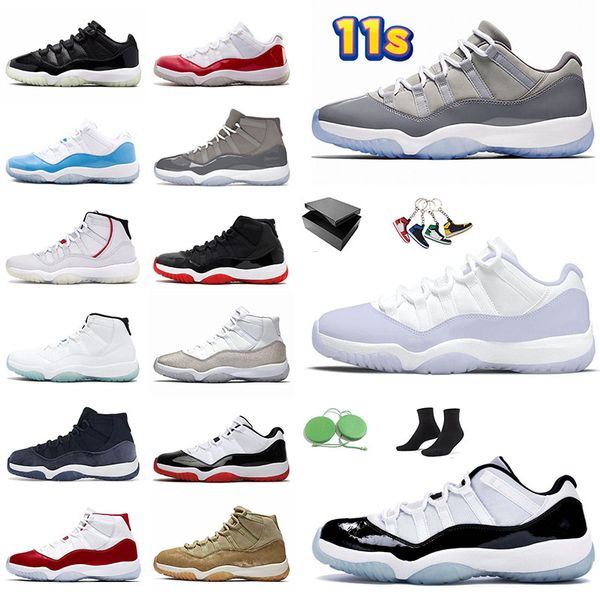 

fashion 11s concord low basketball shoes jumpman 11 36-47 men pure violet university blue varsity red cool grey low 72-10 bred high trainers