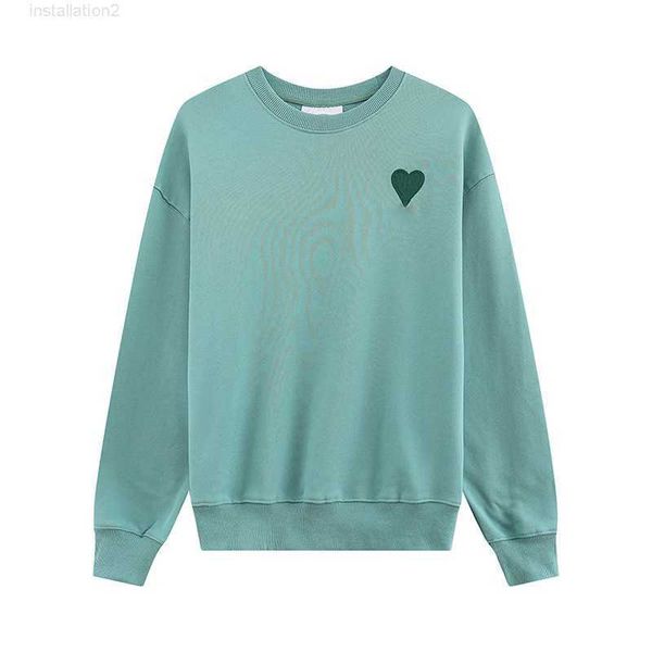 

tsi7 100% cotton paris designer hoodie mens skateboard sweatshirts long sleeve shirts hoodies women embroidery love printed letter thick coa, Black