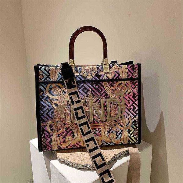

designer bags 55% off sale large one messenger graffiti color painting printing bags