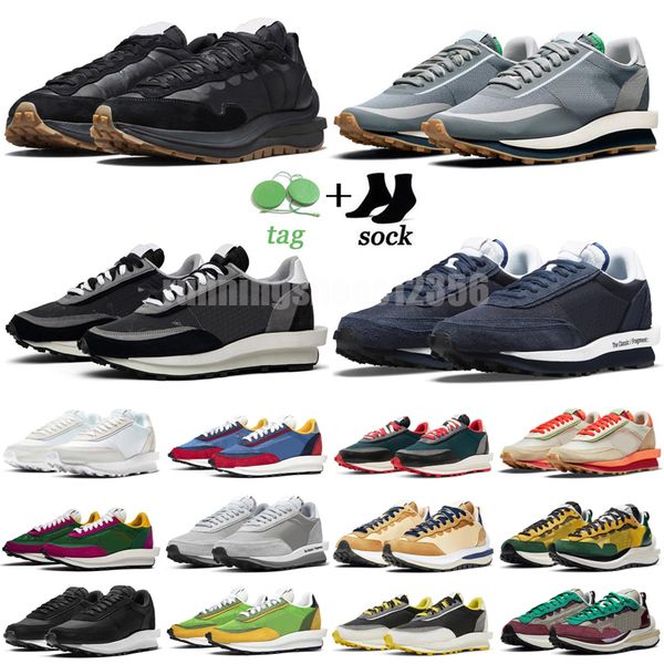 

2023 men women waffle vaporwaffle running shoes ldv fragment ldwaffle white gum sesame sail game royal mens womens trainers outdoor sports s