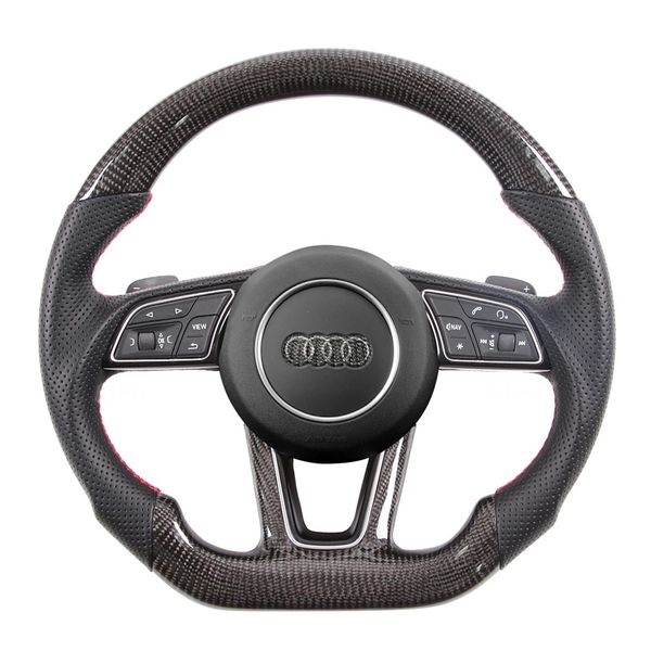 

carbon fiber steering wheel for audi q3 a5 custom steering system auto accessories