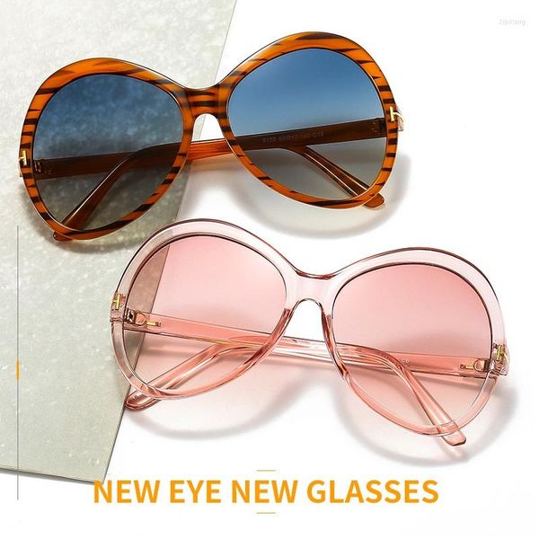 

sunglasses qpeclou fashion oversized round women brand designer vintage super big color sun glasses female frame shades, White;black