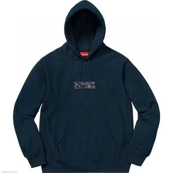 

22ss men's fashion hoodie casual loose sweatshirt supre letter embroidery women's sweatshirt1 1aznt, Black
