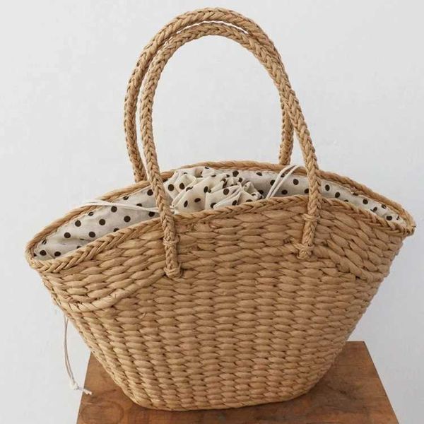 

beach rattan bag ladies new super large straw handbag woven luxury