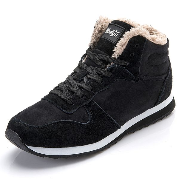

dress shoes sneakers men winter for sports black blue fur zapatillas hombre casual 230111