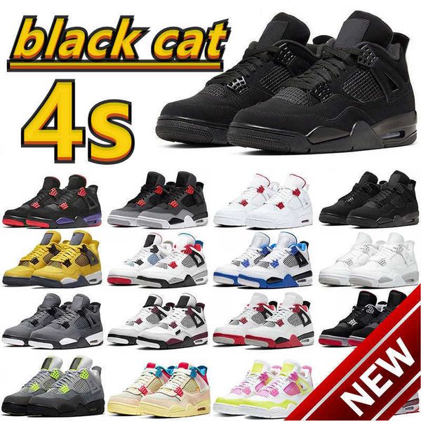 

2023 og basketball shoesjumpman 4s men women shoes white oreo black cat university blue sail metallic purple bred shimmer cact