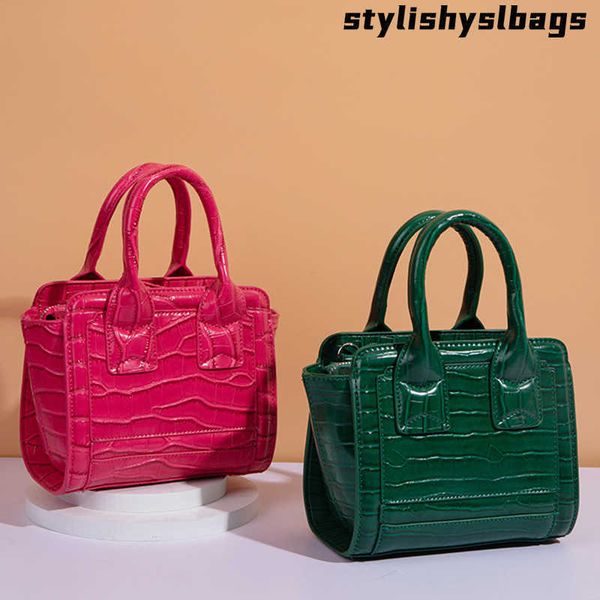 

shoulder bags brand bags luxury trapeze handbags for women 2022 crocodile leather crossbody bag ladies small purses shoulder chains designer