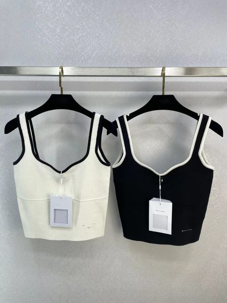 

women's tanks camis 2023 new spring summer tank high end jacquard pullover designer sweater 0111-15, White