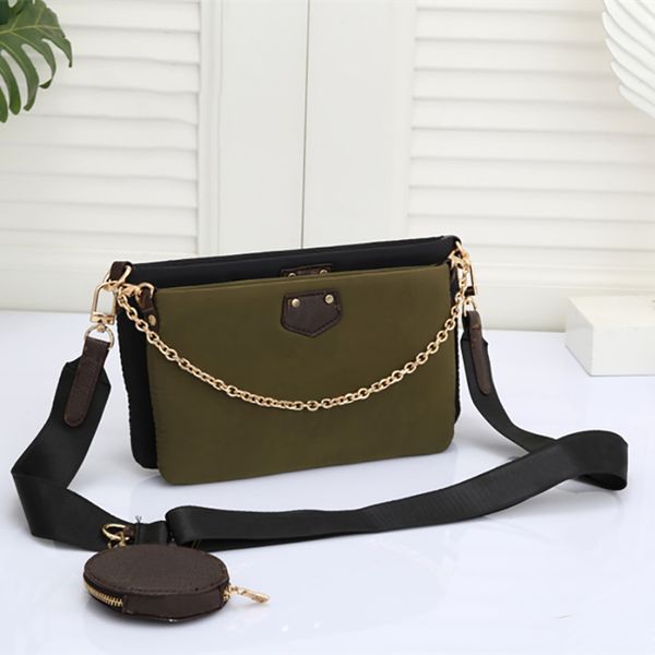 

designers bags handbags 3pcs set ladies shoulder bag luxurys tote bag brand chain crossbody purses messenger wallets