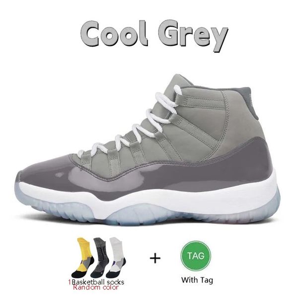 

basketball shoes 11s men sneakers cool grey 11