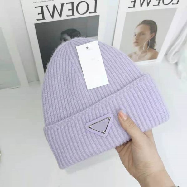 

hat fashin casquette designer luxury baseball beanie cotton knitted skull cap hats fitted classic triangle letter printed wool beanies casua, Blue;gray
