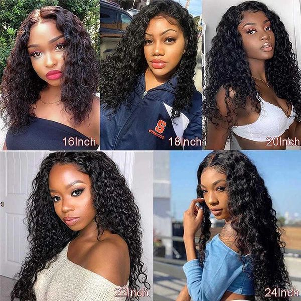 

hair synthetic wigs chemical fiber front lace curl small 1201, Black