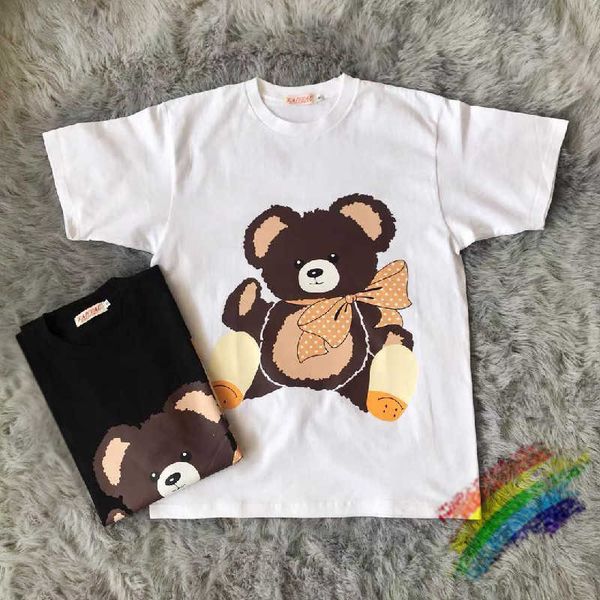 

men's t-shirts summer style little bears kapital t-shirt men women digital printing casual tees t shirts t230111, White;black