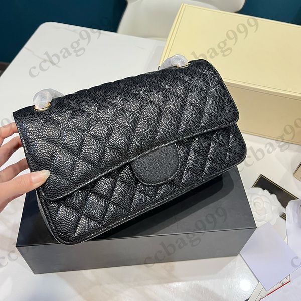 

women vintage black cowhide double flap bag classic jumbo quilted metal hardware chain multi-pocket crossbody designer large capacity luxury