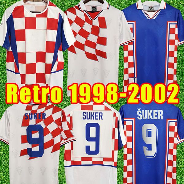 

home away suker retro jerseys boban croatia soccer jerseys vintage classic prosinecki football shirt soldo stimac tudor mato bajic maillot d, Black;yellow