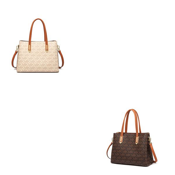 

fashion classic bags all-match genuine leather letter medium tote vintage messenger women valentine's day handbags embossing shoulder b