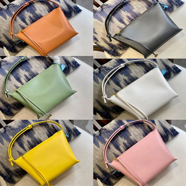 

2023 the latest bento bag cowhide macaron lunch box bag multi-color style
