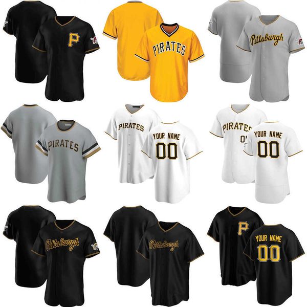 

custom jersey pittsburgh''pirates''mens women youth 32 geoff hartlieb 13 ke'bryan hayes 54 sam howard 23 mitch kell, Blue;black